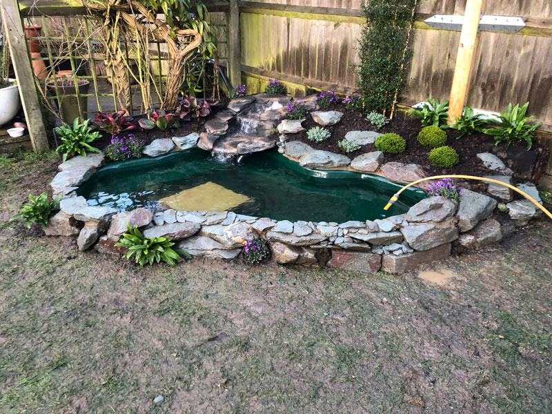 Garden Pond Construction